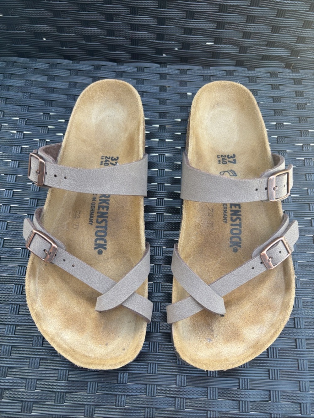 Birkenstock Mayari Birkibuc - Mocha Sz W6 M4, EU 37 Regular